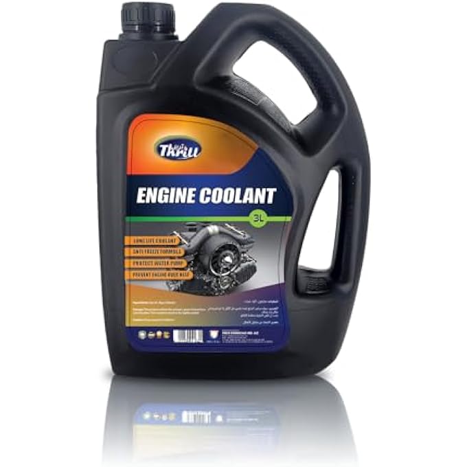 Thrill ENGINE COOLANT 3L  HIGH-PERFORMANCE ANTIFREEZE & RADIATOR COOLANT FOR ALL VEHICLES | LONG-LASTING PROTECTION - Image 1